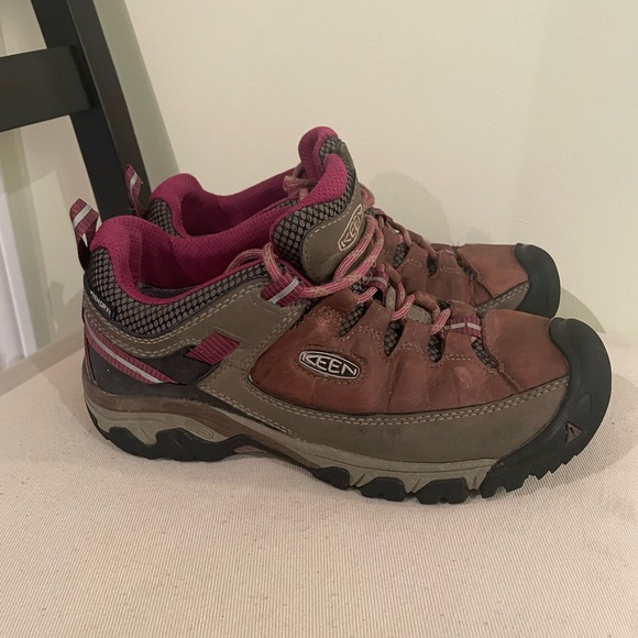 Keen Targhee III Womens Lace Up Waterproof Hiking Shoes Brown Pink Size 7.5 - Picture 12 of 12